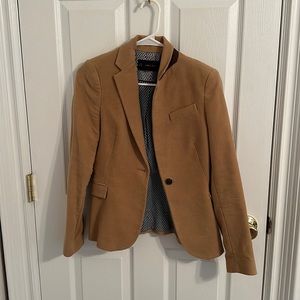 Zara Blazer With Patched Elbow Pads.